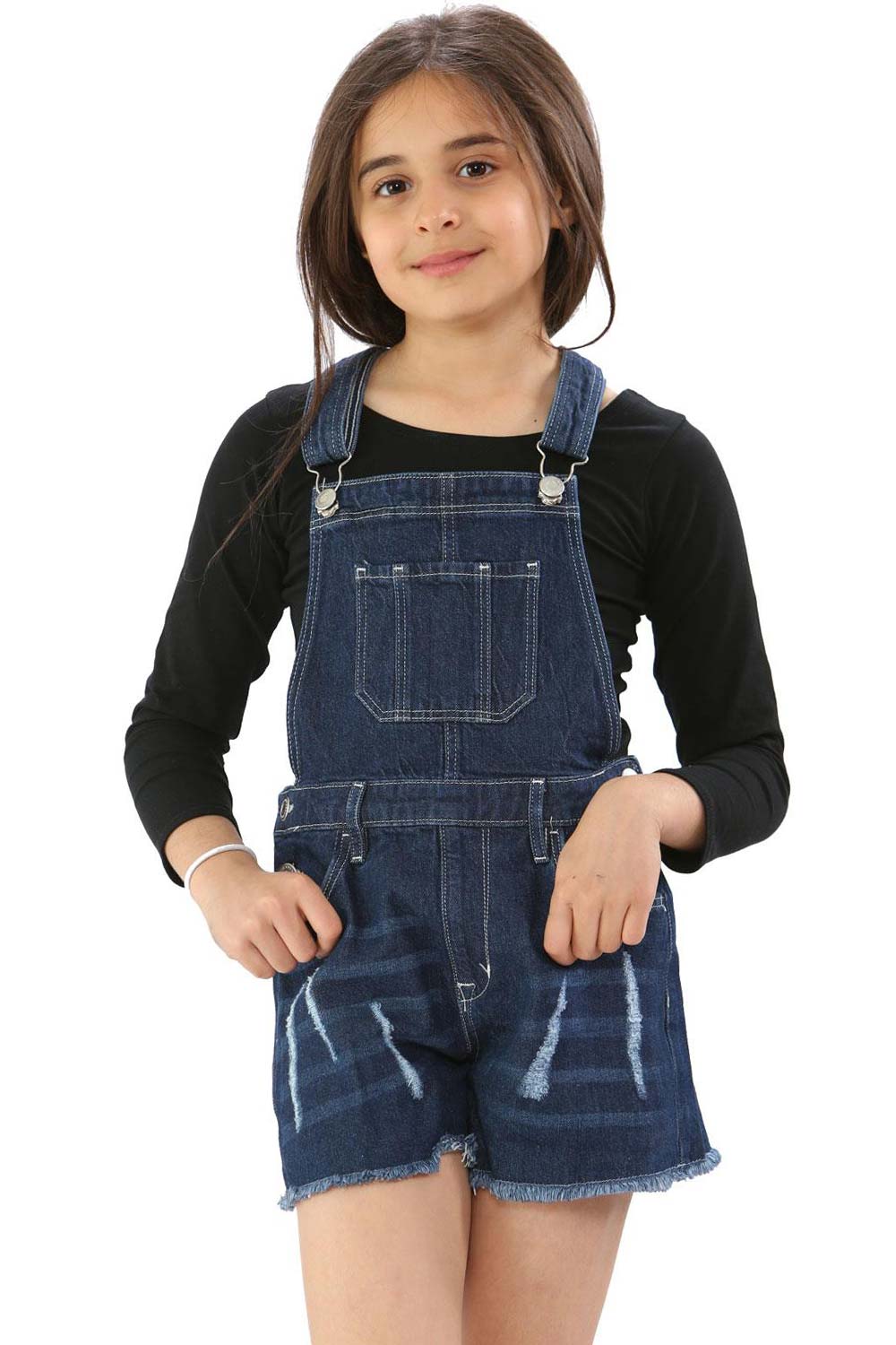 Kids Denim Dungaree Jumpsuit