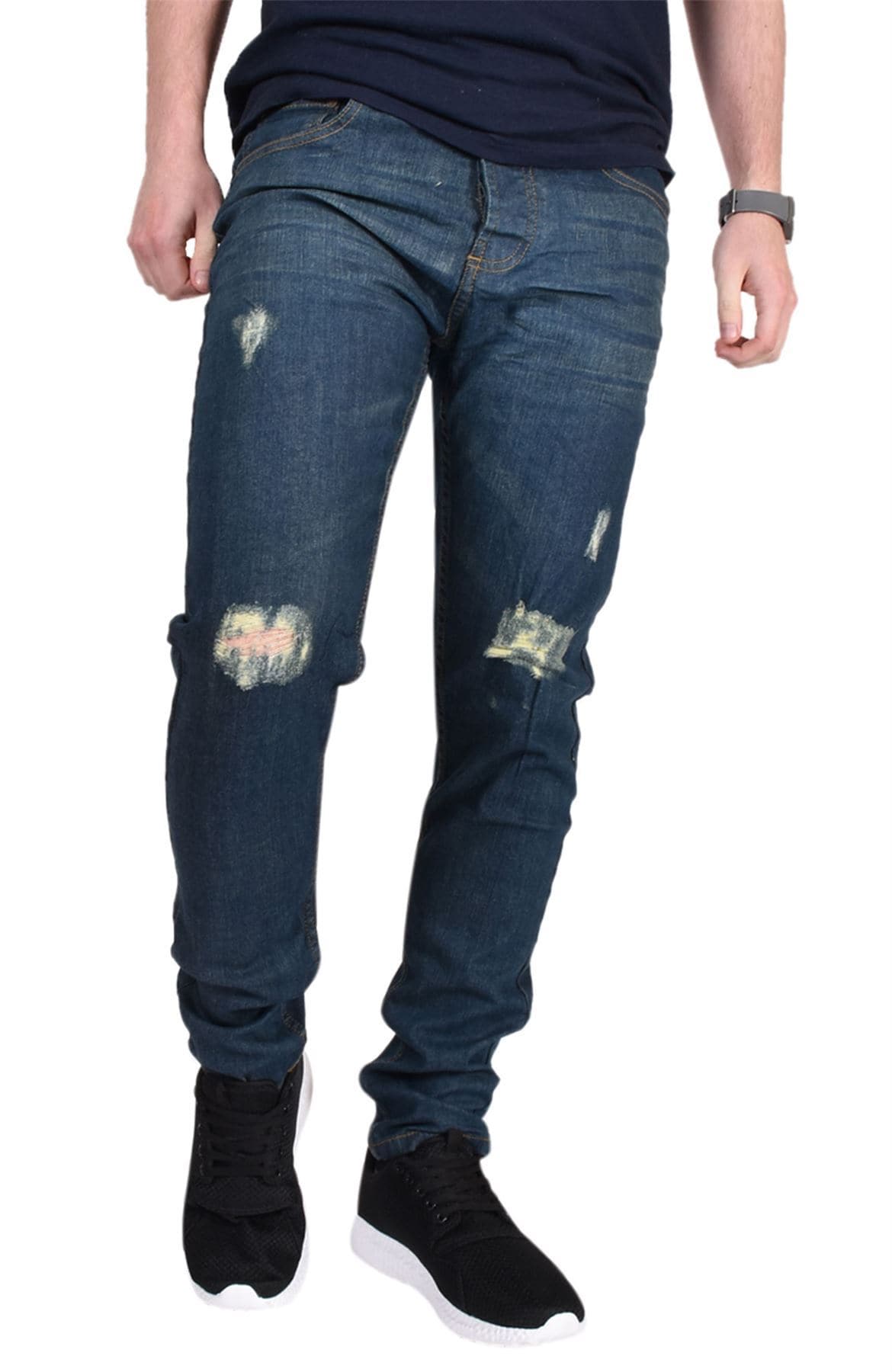 Mens Distressed Jeans