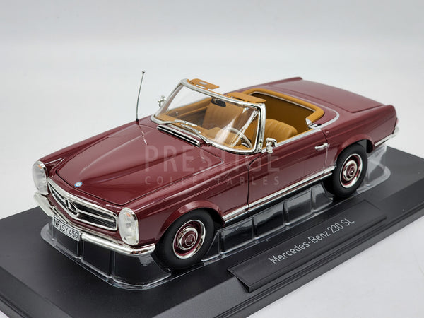 ノレブ 1/18 メルセデスベンツ 230 SL 1963 ダークレッド www