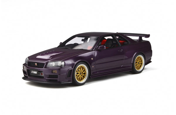 Ottomobile Nissan Skyline R34 Gt R Nismo Z Tune Midnight Purple 1 18 S Prestigecollectables