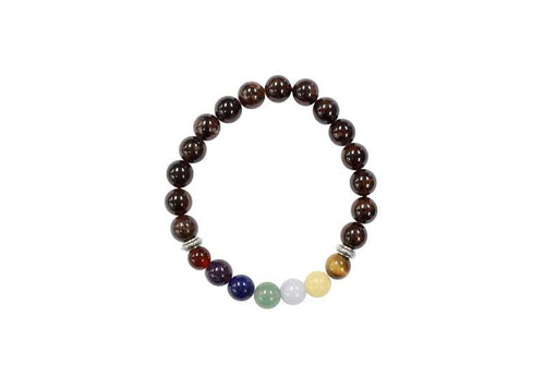 Charka Garnet Bead Bracelet