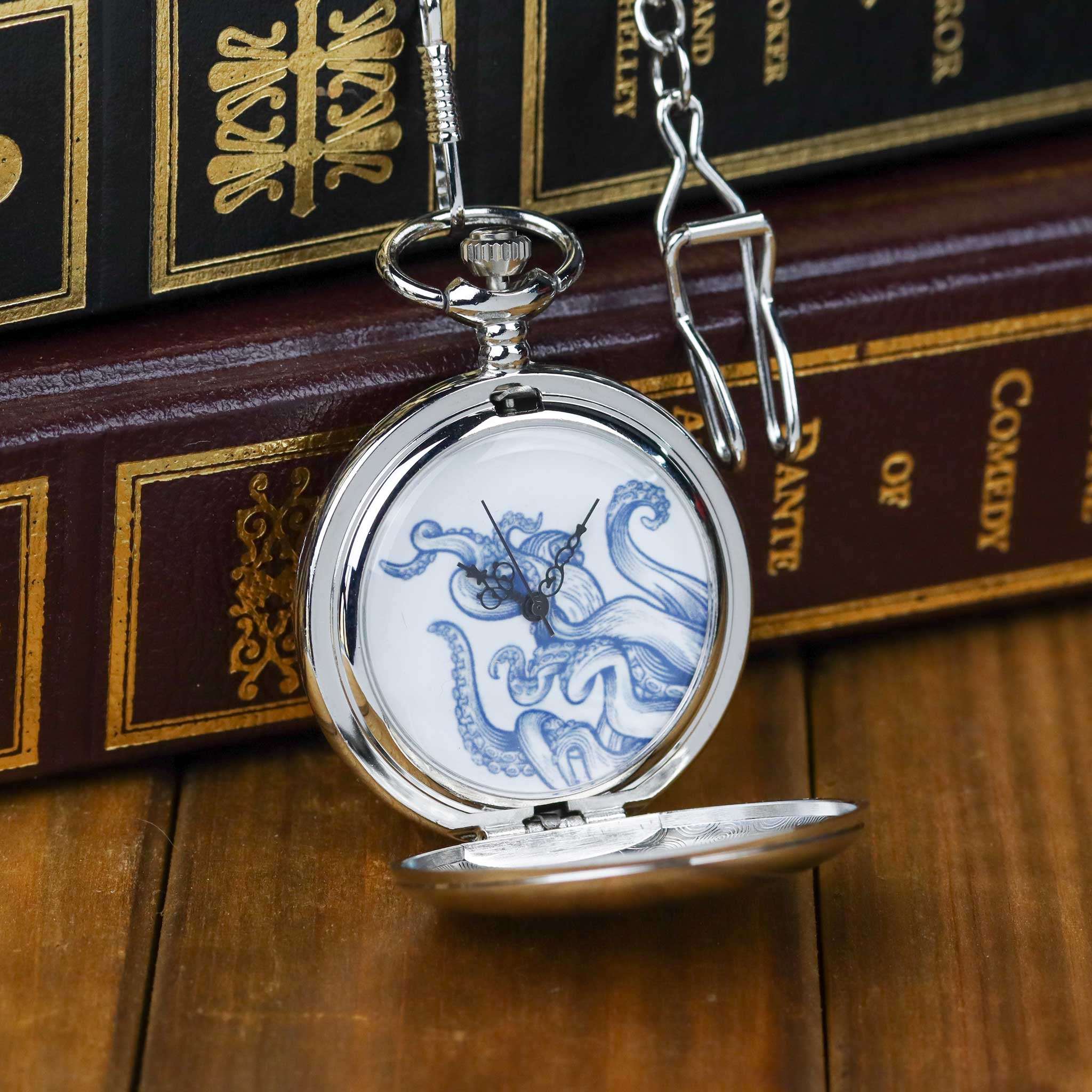 Kraken Pocket Watch – Squirrel City Jewelers