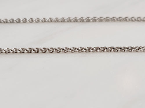 Sterling Silver Spiga 1.3mm Chain