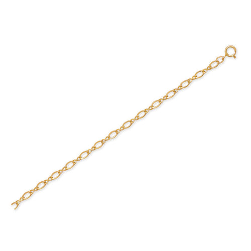 9"+1" 14/20 Gold Filled Figure 8 Chain Anklet