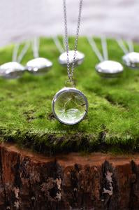 Dandelion Seed Necklace