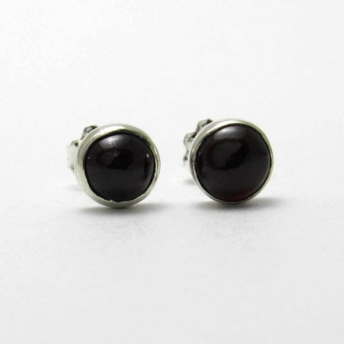 6mm Onyx Stud Earrings