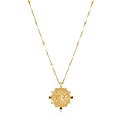 Gold Victory Goddess Necklace