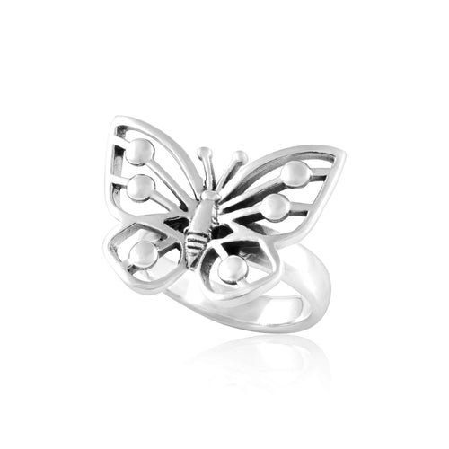 Sterling Butterfly Ring