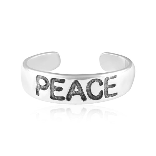 "Peace" Toe Ring