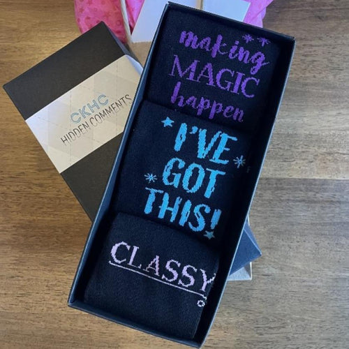 Get Creative with Our 3-Pair Socks Gift Box - Naughty Cupid, Mindgame, and  Flower Tattoo Design – Maison Oeuvre