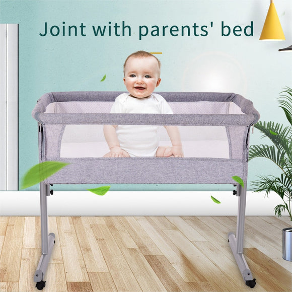 crib connected to parents bed