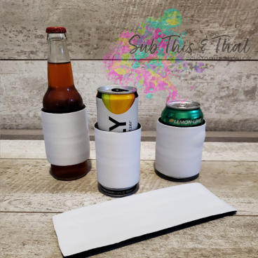 Blank Sublimation Collapsible Zipper Beer Bottle Insulator, Cooler, Hugger,  Sleeve - Pasadena 1 Hour Tees, Banner & Signs