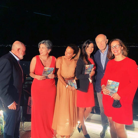 Lisa Tibaldi terra Mia Blog News presentation of the book La Grotta del Maresciallo by Adriano Madonna in Gaeta on 7 August 2020