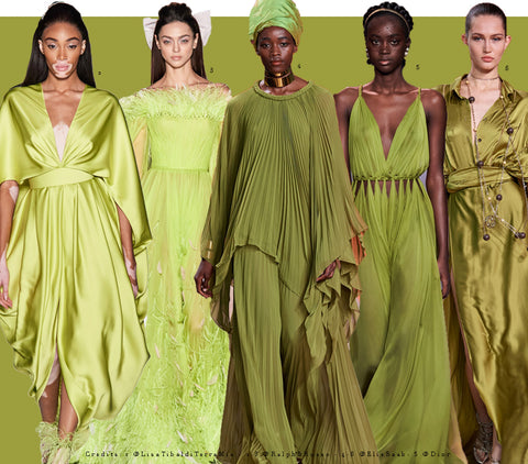 Tendenze Primavera Estate 2020 Dior, Elie Saab, Ralf & Russo Green Hope verde speranza #Andràtuttobene