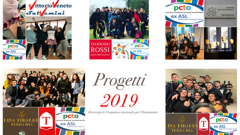 Lisa Tibaldi Terra Mia voucher PCTO anno 2019 CCIAA di Latina progetti con studenti