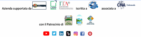 Lisa TIbaldi Terra Mia luxury brand of eco-sustainable fashion accessories made in Italy, logos supportes, sponsorships and various