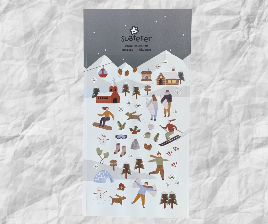 Suatelier | Midwinter Sticker Sheet | Script + Sea - Script + Sea