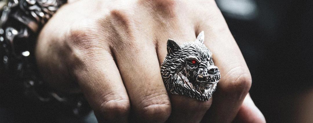 bague loup