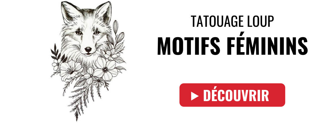 tatouage loup femme motifs 