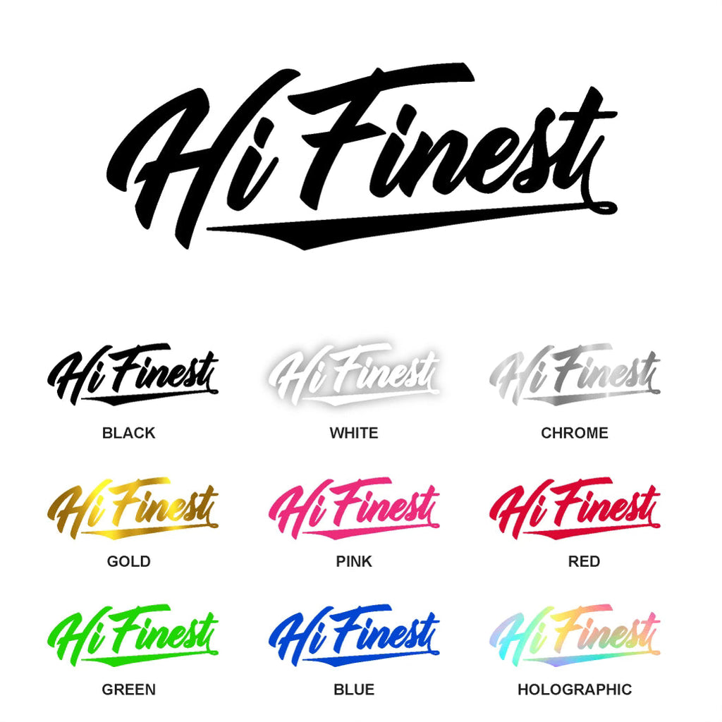 SCRIPT HAWAIIʻS FINEST STICKERS – Hawaii's Finest