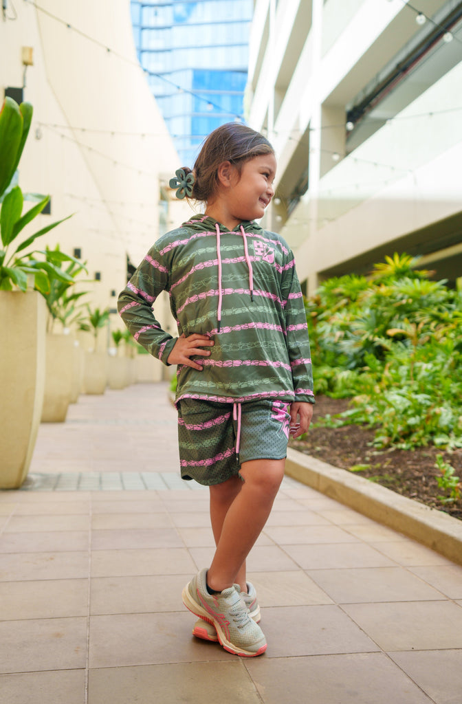 TEAL TRIBAL POLY FEST KEIKI BASKETBALL JERSEY – Hawaii's Finest