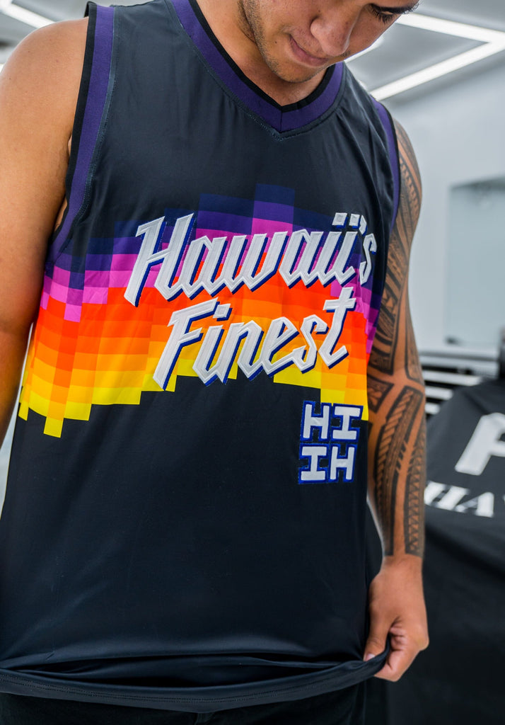 Subliminator Polynesian Tribal 5 Basketball Jerseys