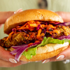 protein packed vegan burger