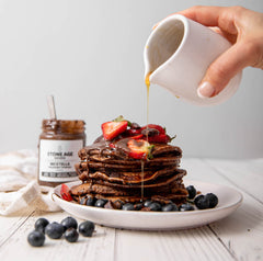 vegan chocolate pancakes