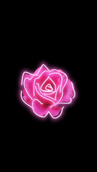 Rose Neon Wallpaper