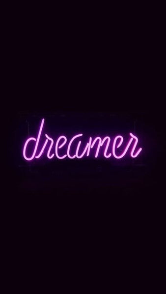Dreamer Neon Wallpaper