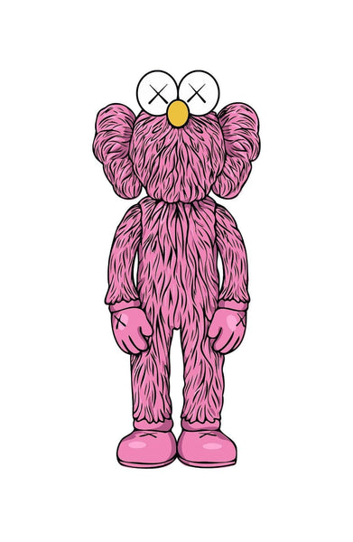 Kaws Pink BFF iPhone Wallpaper