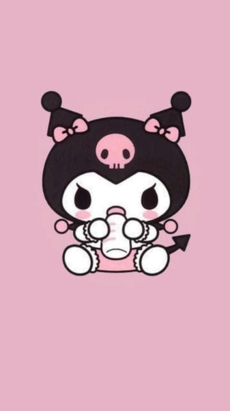 Kuromi  Hello Kitty Went On Picnic Light Green Wallpaper  Idea Wallpapers   iPhone WallpapersColor Schemes