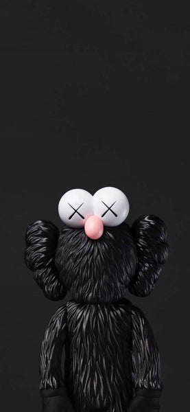 KAWS Black BFF iPhone Wallpaper