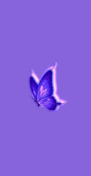 Butterfly Neon Wallpaper