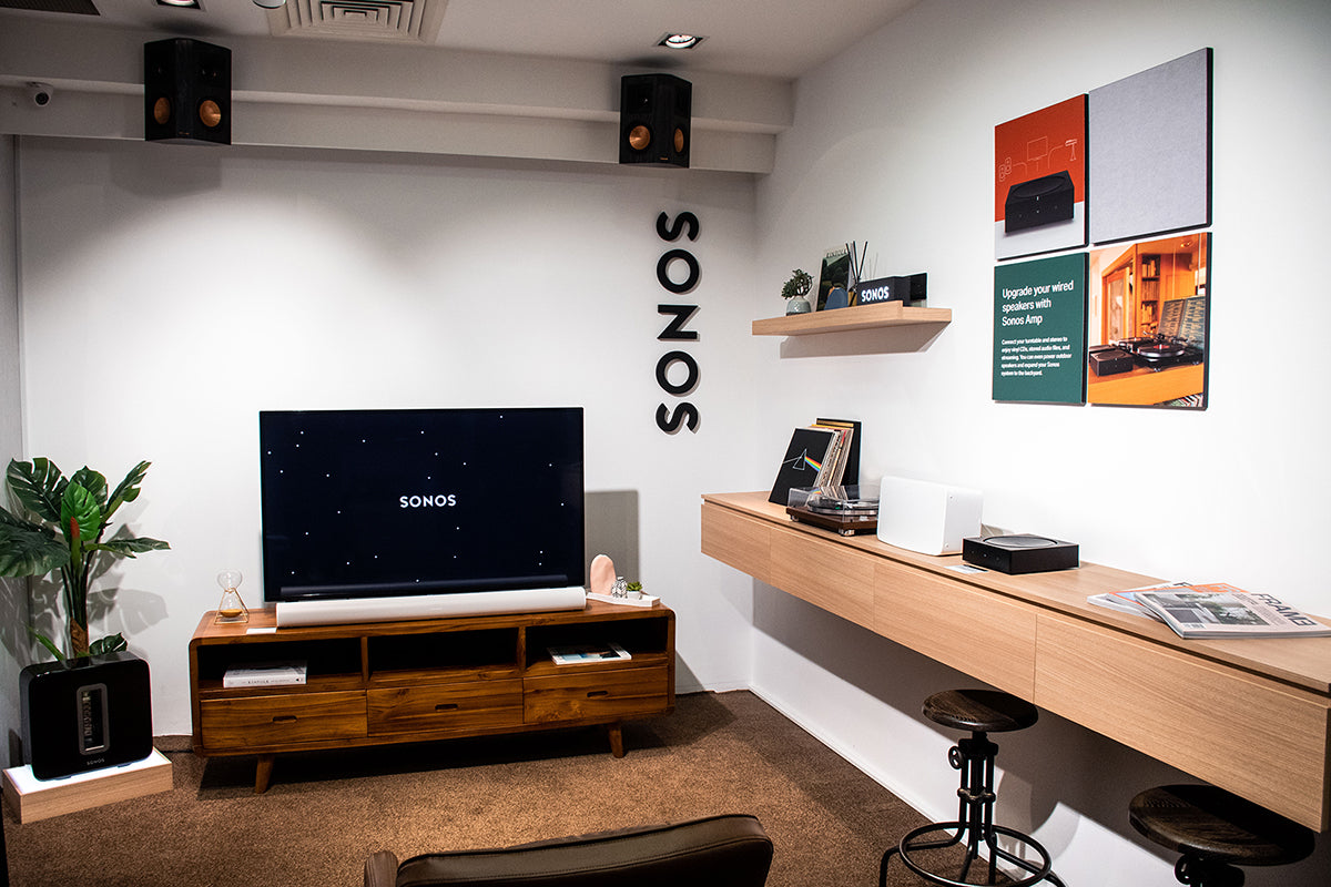 Sonos experience room in our Flagship Store at The Adelphi.