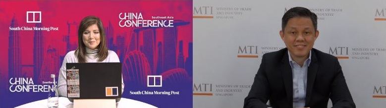 Singapore’s Minister of Trade and Industry, Mr. Chan Chun Sing shared opening remarks for the regional conference