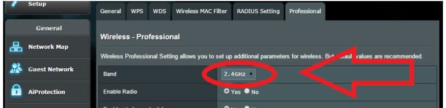 Go to both 2.4GHz and 5GHz bands