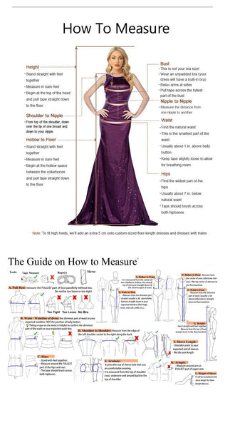 Elegant Deep V-Neck Sequin Evening Gown For Women - Drestiny - How To Measure For Your Dress Purchase Online