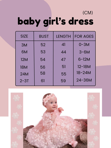 Baby Girl Christmas Dress Size Guide