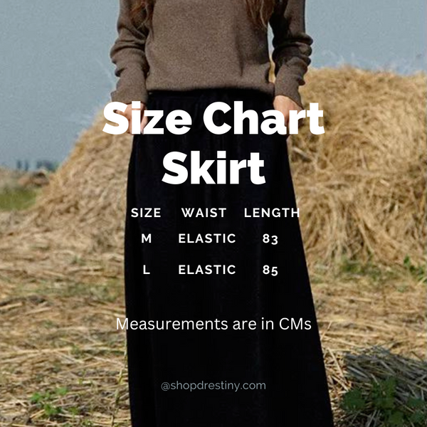 100% Cashmere Wool High Waist Long Skirt With Pockets