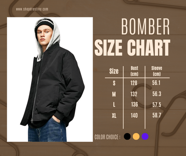 Detachable Hooded Bomber Coats For Men and Women