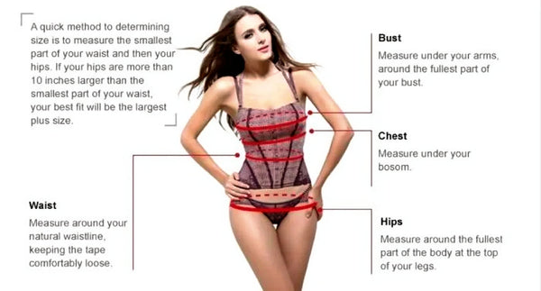 Faux Leather Corset Top - How To Measure