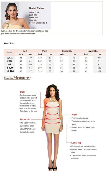 Women's Designer Fashion Two Piece Body-con Bandage Dress Size Guide