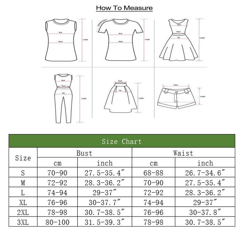 Lingerie Sets Size Guide