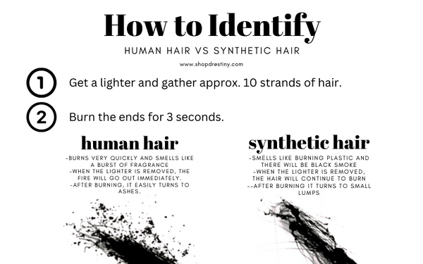 Real Hair Vs Synthetic Hair by Drestiny