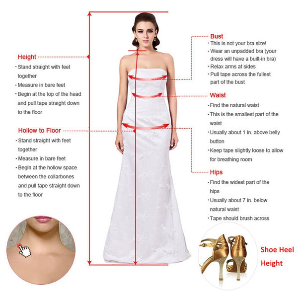 Off the Shoulder Mini Formal Dress For Women - How to measure yourself for a dress you're purchasing online.