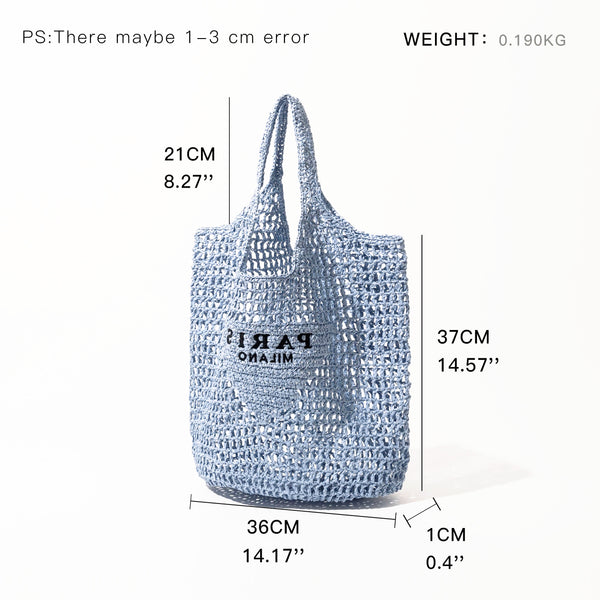 Straw Tote Bag