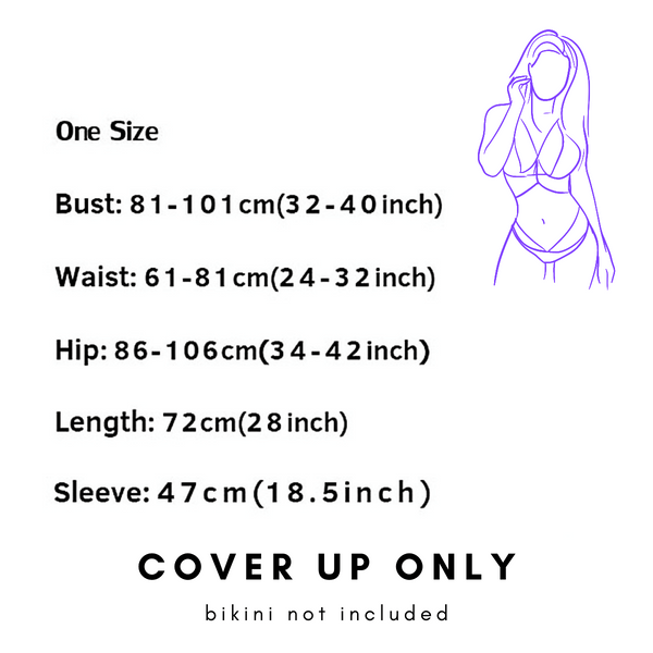 Summer Beach Cover Up Top For Women Size Guide From Drestiny