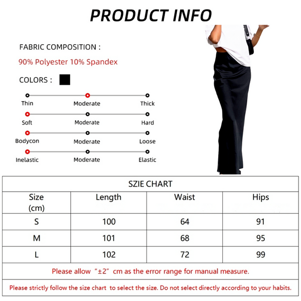 Trumpet Skirts Size Guide