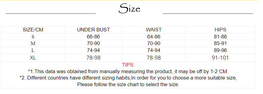 Sexy High Cut Micro Swimwear Size Guide